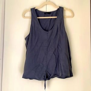 Prana L tank top, dusty blue